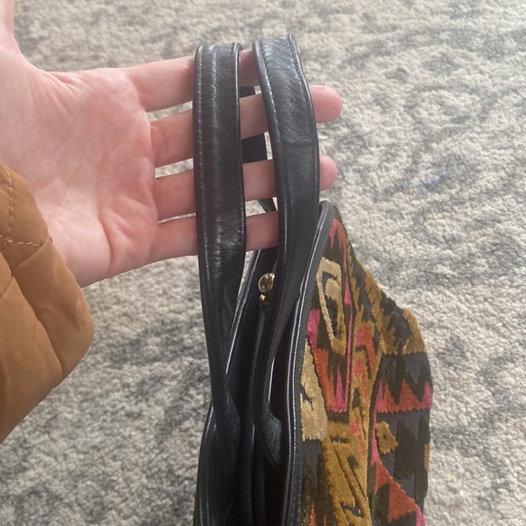 Vintage 70’s Ronay Southwestern Embroidered Tapestry Handbag - Picture 3 of 7